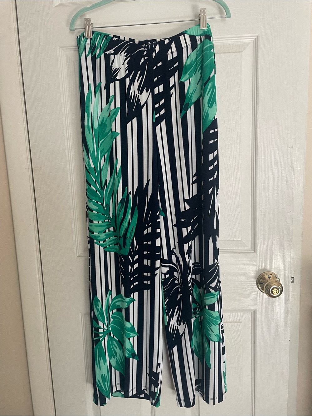 Travelers by Chico's Black & White‎ Patterned Pants Size 2
